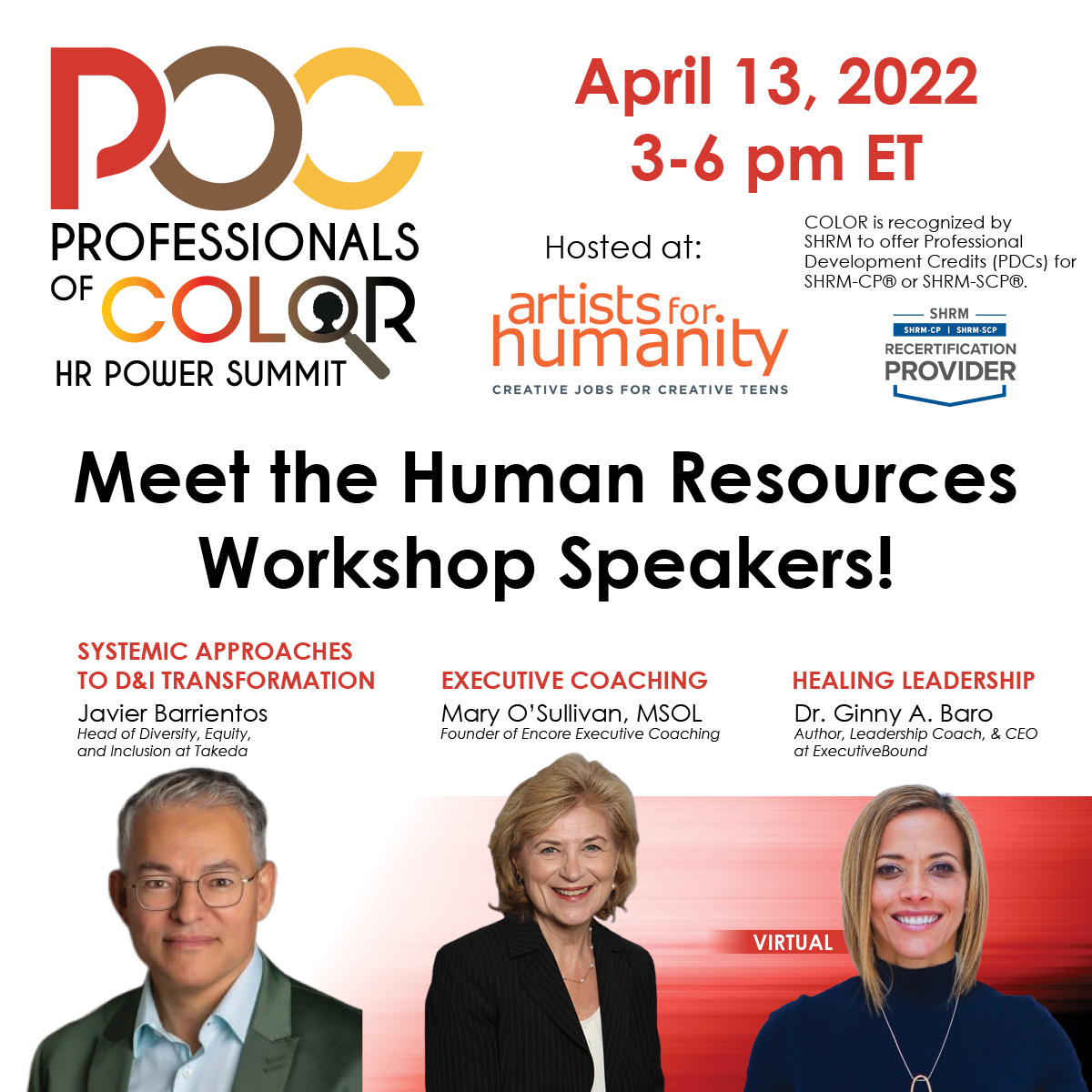 ColorMagazine's tweet image. BIG NEWS: COLOR has decided to make The #ProfessionalsofCOLOR HR Power Summit *FREE* to attend!

Let's create an #inclusive space where #diversity of thought flourishes and is not hindered by financial barriers.

Register for FREE today! #humanresources 
squadup.com/events/profess…