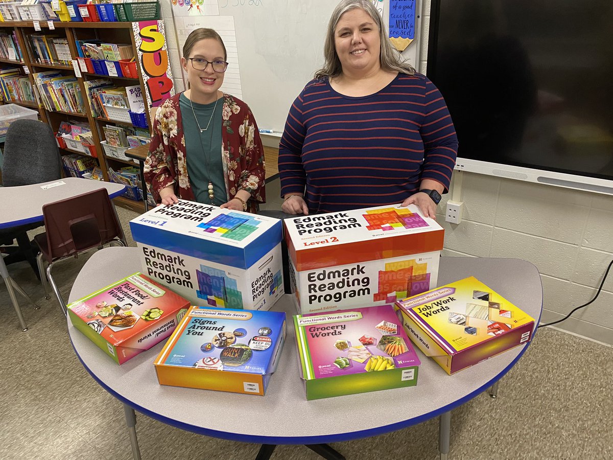 MeshCardinals's tweet photo. Thank you Clinton Education Foundation for the grant!  We have successfully received the EdMark Curriculum which provides the opportunity to learn to read to ALL readers! #cardinalpride https://t.co/GFBFMk04K3