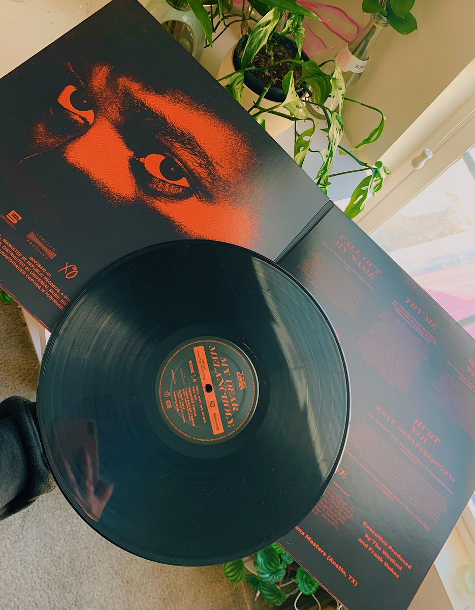 gixorgiarose's tweet photo. The ‘My Dear Melancholy,’ Vinyl is so beautiful 
@theweeknd https://t.co/npo33JV75Q