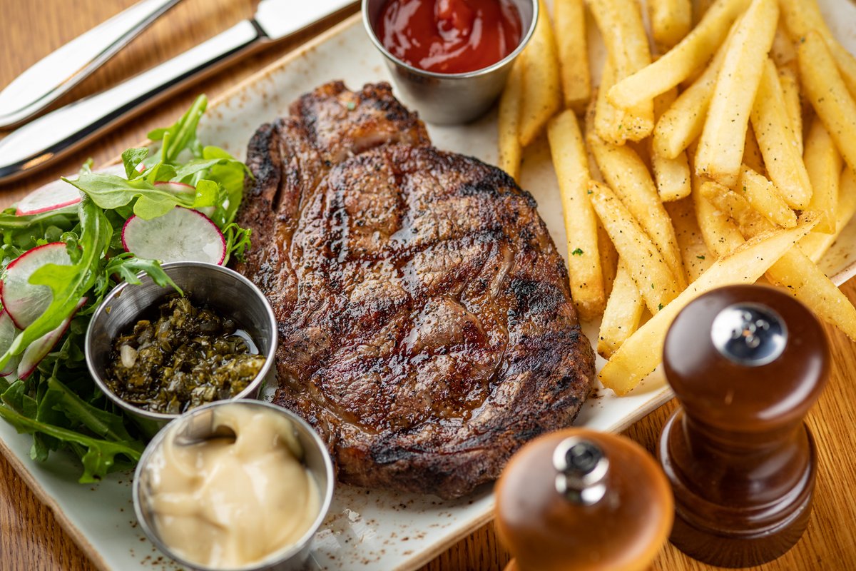 Another delicious feature on our Restaurant Week dinner menu: steak frites!