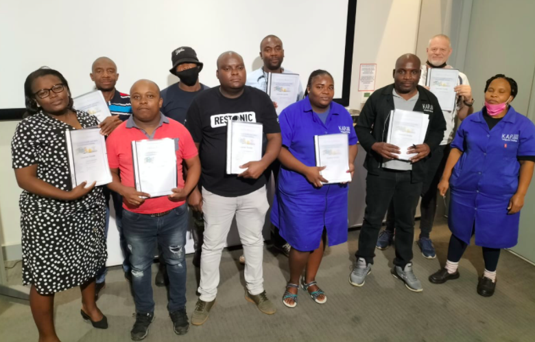 rabisonshumba's tweet photo. #OHSTraining - The safety of your employees comes first all the time. We delivered an accredited OHS training program for one of our clients. Thank you Jasper V. Ndebele for exceptional delivery. You made it practical. #TheVumiliaWay #SkillsDevelopment #Training https://t.co/7Ril941vMG