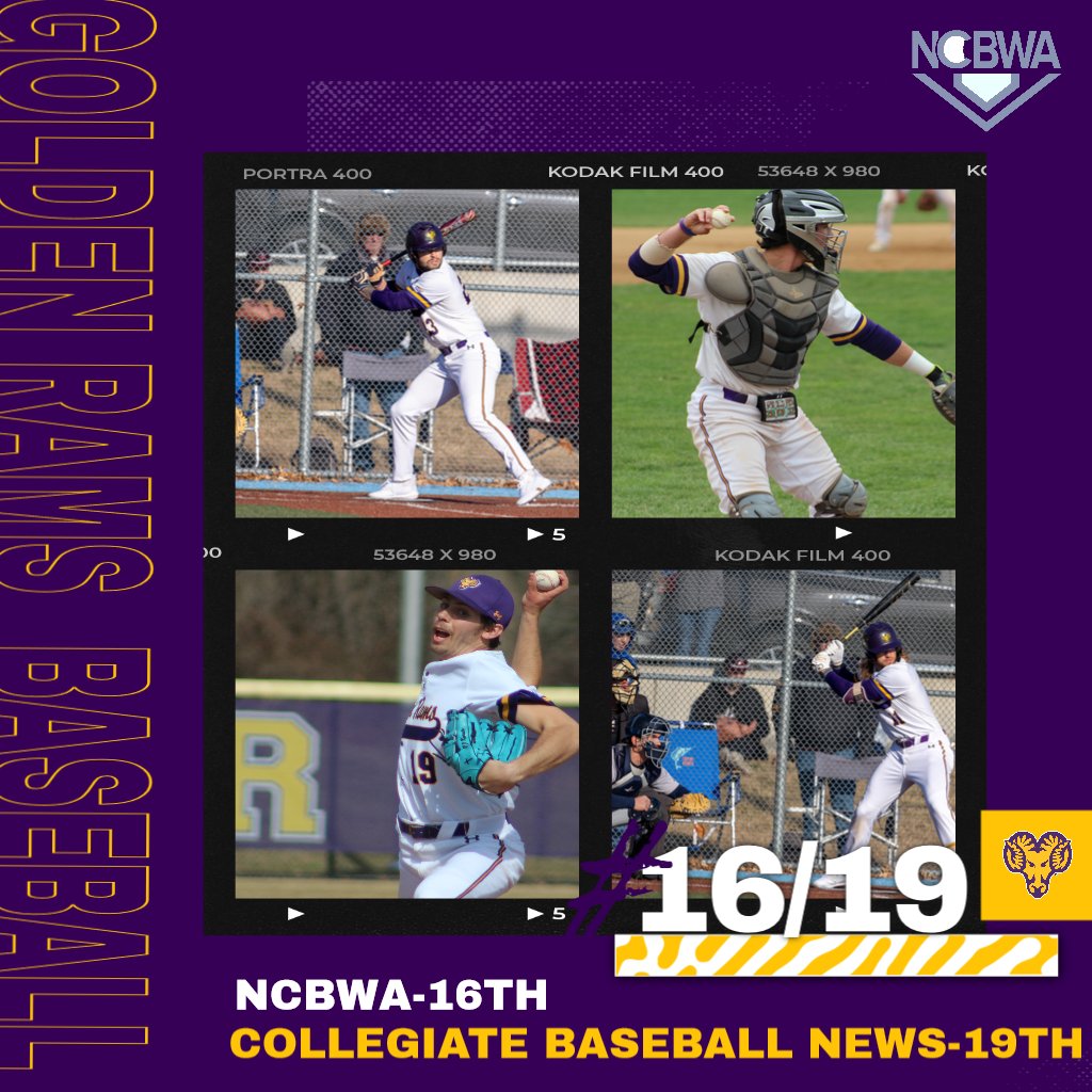 WCUAthletics's tweet photo. West Chester climbs to 16th in the NCBWA poll and 19th in the College Baseball News poll https://t.co/7hJ2MKKXQi