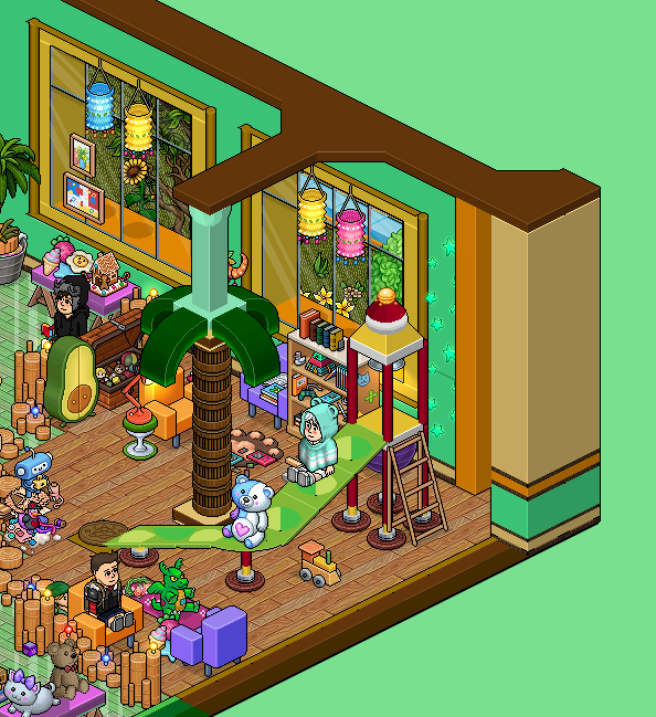 mixalemao_'s tweet photo. Vamos brincar? 🧸🛝

Quarto construído por mim no @HabboPTBR (@habbo), para a Campanha "Clubinho da Diversão", do fã site oficial @Habbonight. https://t.co/xeezQflske