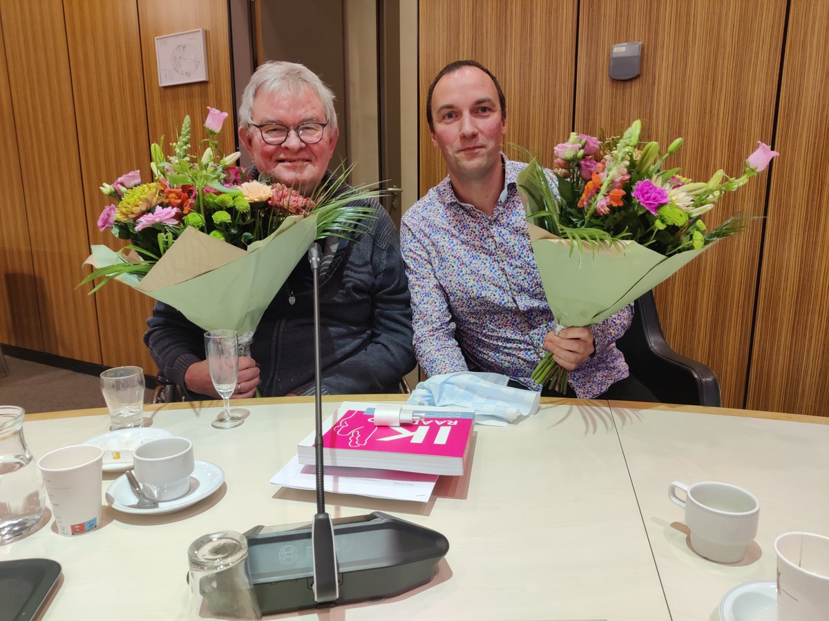 Vanavond zijn onze raadsleden Marcel Moes en Simon ter Heide beëdigd. Heel veel succes de komende 4 jaar.