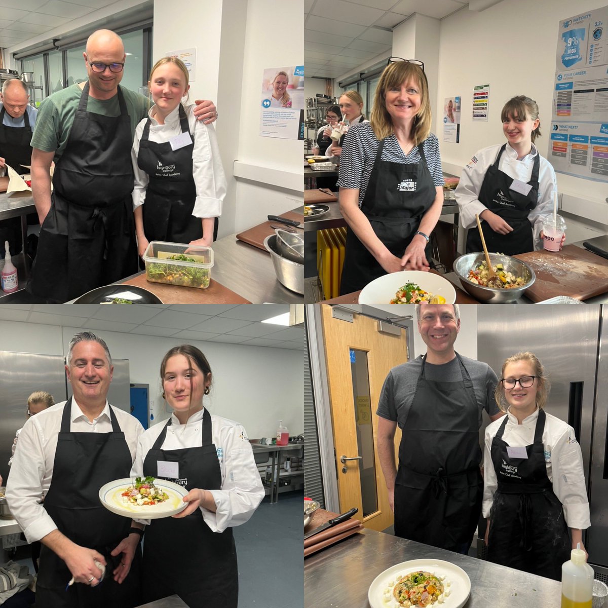 Week 5 of our JCA @HighburyCollege <a href="/compassgroupuk/">Compass Group UK & I</a> students journey and delighted to see the parents tonight , we had such a great evening with <a href="/LennieTheChef/">Leanne Turk</a> competing with students against parents, competitive us adults noooo was such fabulous food from <a href="/TLHFF/">Harvest Fine Foods</a> <a href="/koppertcressUK/">KoppertCress UAE-UK</a>