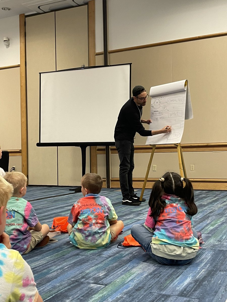 Mikki_Bteaching's tweet photo. So much fun celebrating literacy and art at the SLAM Showcase with these young readers and artists! #hcpsslam #kidslit #librarylife #ssyra #celebrateliteracy #pantherpride https://t.co/JkieilXPkj