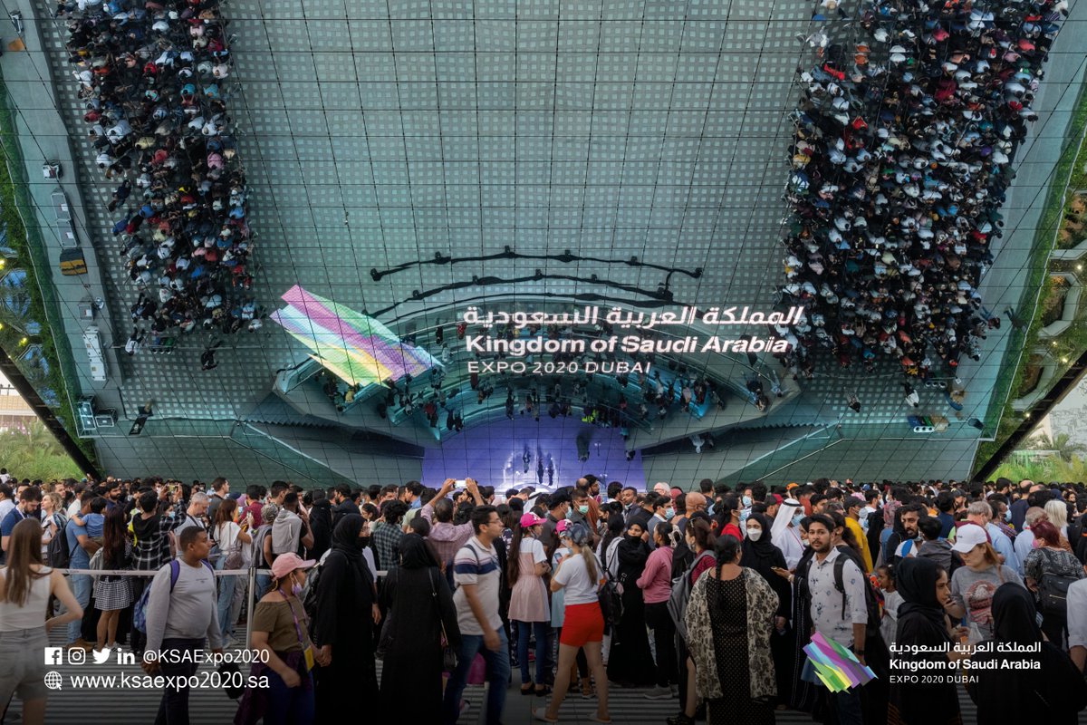 The #SaudiArabia pavilion has taken top spot in <a href="/bieparis/">BIE</a>' award in the Architecture and Landscape category for large pavilions at #Expo2020! We are truly grateful to the millions of visitors we have welcomed and are humbled to receive this award.

#KSAatExpo2020