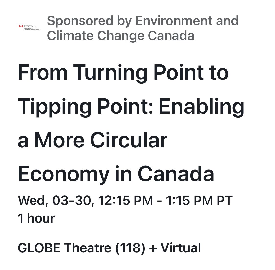 COIL_CE's tweet photo. We need to see communities, not just markets. We need to see citizens, not just consumers, says #BarbSwartzentruber, in order to achieve a robust and just #circulareconomy. ♻️🌎🇨🇦
#CEisEssential #CEisUrgent #GLOBEforum  @eccc_news @TimaBansal @trubesb https://t.co/iuwEM82lBj