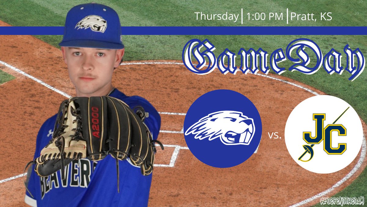 PrattBeavers's tweet photo. GAMEDAY

⚾️ vs. Johnson County 
⏰ 1:00 PM/3:00 PM
📍 Stanion Field 
🎥 https://t.co/CatFTHg2U2

#DefendtheDam https://t.co/46JQxJcFb0