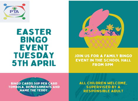 MoorlandsHudds's tweet photo. Don't forget it is non-uniform day on Friday 1st April. We are asking for donations of Easter Eggs for our PTA Easter Egg Bingo on Tuesday 5th April. #PTA #supportingschool #EasterEggs https://t.co/j8uSvHC0cL