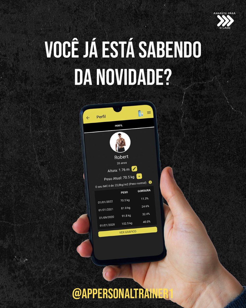 AppersonalT's tweet photo. A nova atualização também conta com a melhoria no alarme de água! Agora você pode acompanhar o gráfico de água e o gráfico de peso e gordura corporal pra acompanhar de perto sua evolução.
Baixe agora mesmo e fique por dentro de todas novidades! 🚀✨ https://t.co/HmxlHNwy4q