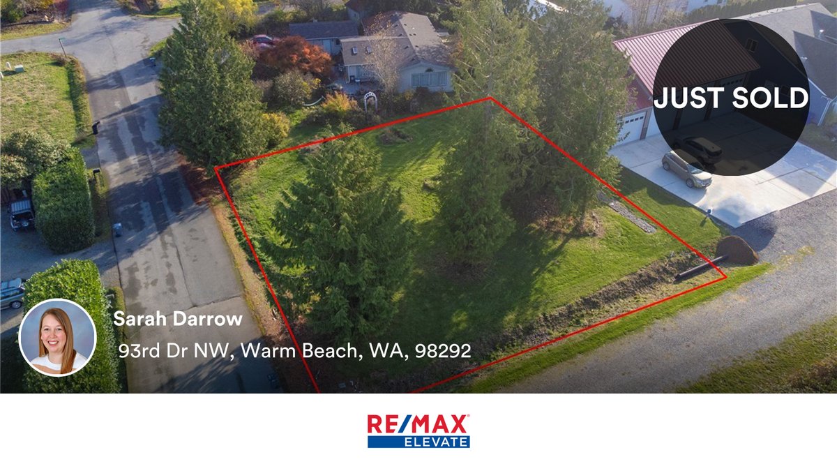 darrow_sarah's tweet photo. 📍  93rd Dr NW, Warm Beach, WA, 98292

My latest sale on RateMyAgent
https://t.co/2lg3D6AC8A https://t.co/NUHFGba1mx
