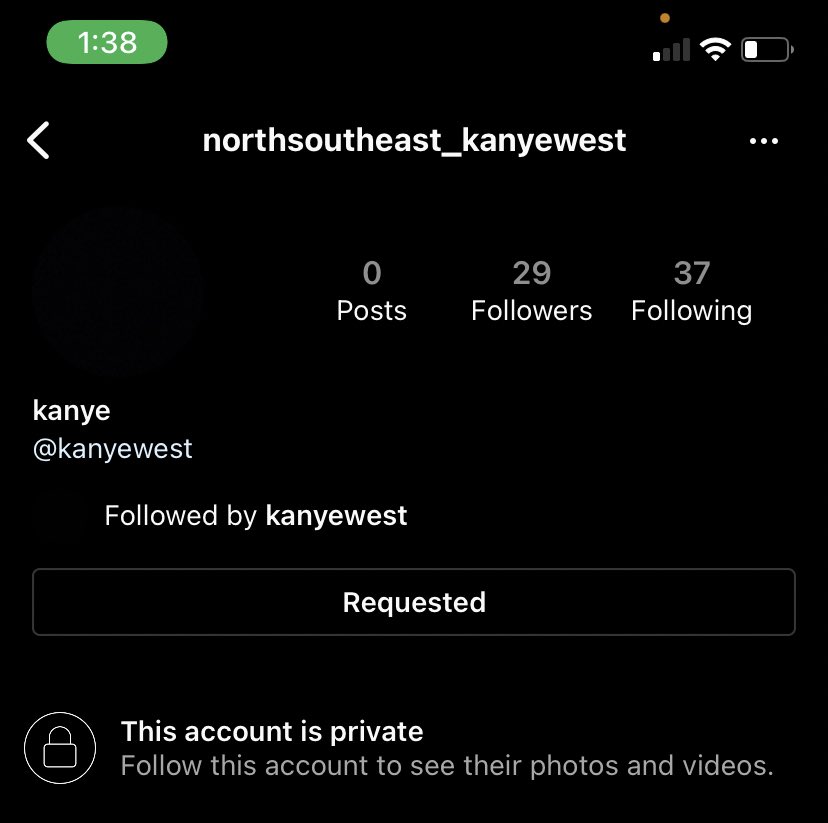SamairaAgrawal's tweet photo. Does #KanyeWest have a finsta? 🤯 https://t.co/Yc3BA6CJVP