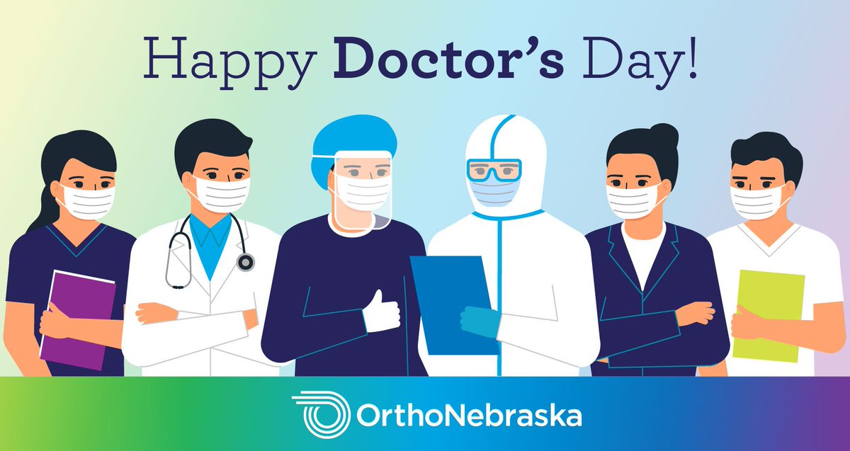 Today is National #DoctorsDay! Thank you to all our physicians for your unwavering commitment. You are there for patients as they experience their lows and highs, from intense pain to a pain-free step or a return to a sport or activity they love.