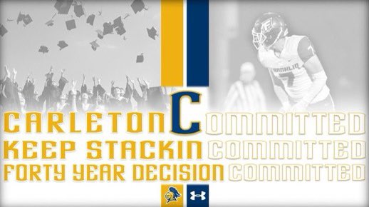 Rye_Storrs's tweet photo. After a great visit to Northfield, Minnesota, I’m very excited to announce my commitment to continue my academic and athletic career at Carleton College. Huge thanks to @CoachJournell and @CoachBobDavies. Ready to get to work 👊 https://t.co/tXCyUYYXoD