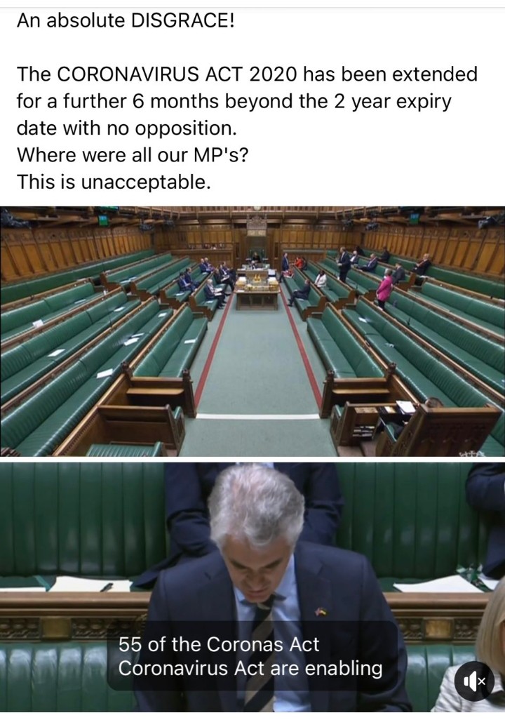 On what grounds have the Gov managed to keep the emergency powers in for 6 months more? This is really bad..