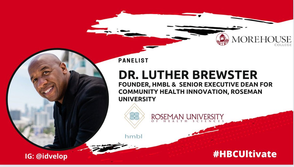 LU BREWSTER (@supaluo) on Twitter photo 5pm EST! HBCU’s are impactful long after you earn your degree. @1863ventures <a href="/RosemanMedicine/">Roseman Medicine</a> @AARPiLabs <a href="/morehouse1992/">Morehouse 1992</a> 5pm EST! HBCU’s are impactful long after you earn your degree. @1863ventures <a href="/RosemanMedicine/">Roseman Medicine</a> @AARPiLabs <a href="/morehouse1992/">Morehouse 1992</a>