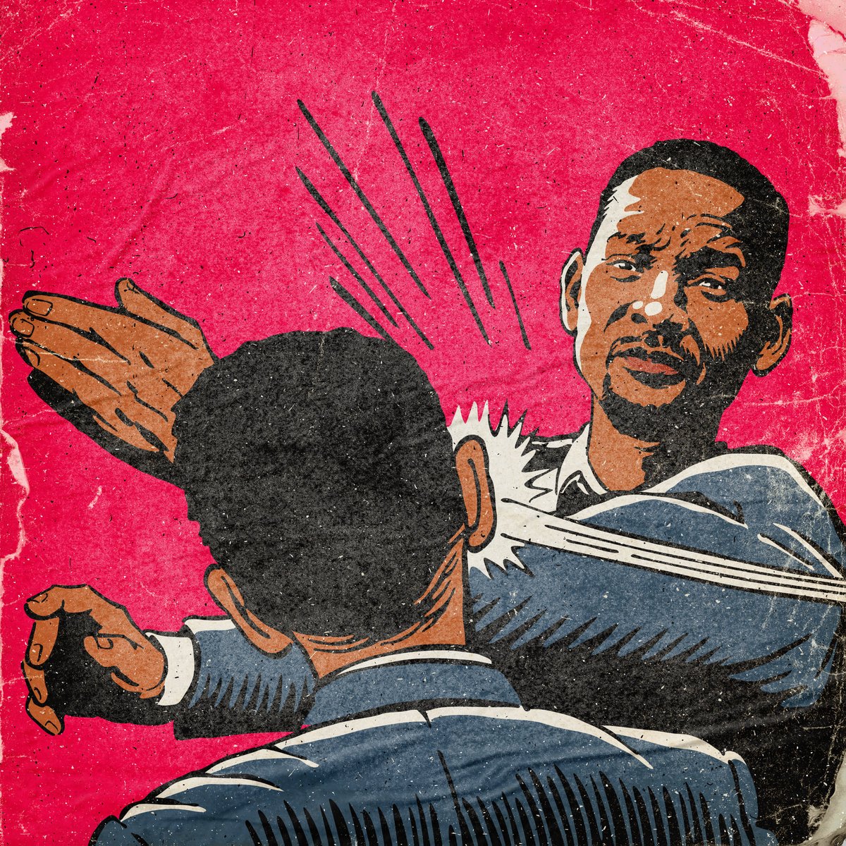 Tremanicragg's tweet photo. Will Smith slapping Chris Rock NFT cus why not😅🤣
https://t.co/ZNTwbU9Tfp      #WillSmith #WillAndChris #willsmithchrisrock #ChrisRock #Jada #JadaPinkettSmith #BatmanvSuperman  ''https://t.co/ZNTwbU9Tfp'' https://t.co/0OaG9MoIZ3
