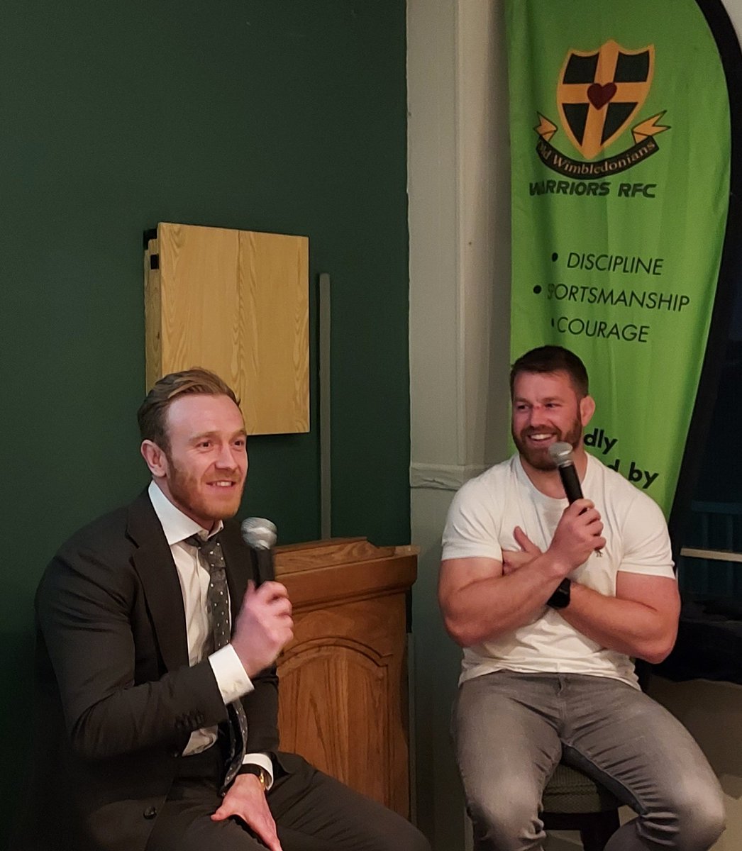 A great night down at the Club. A privilege to welcome <a href="/SeanOBrien1987/">Sean O'Brien</a> from <a href="/londonirish/">London Irish</a> a brilliant Q &amp; A with <a href="/ConorGilsenan/">Conor Gilsenan</a> #TheApprentice who was a fantastic MC great craic! We will be heading down to the <a href="/the301bar/">the301bar</a> before the match on Sunday! An Amazon doc is needed!
