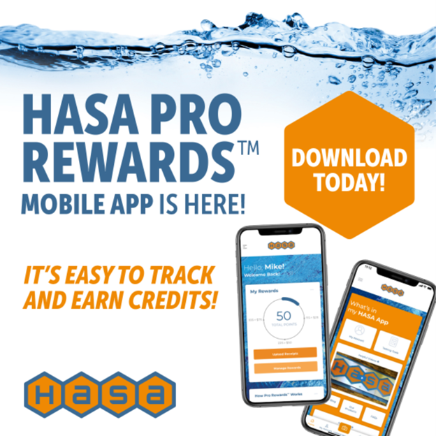 hasapoolinc's tweet image. Sign up today for the HASA Pro Rewards™ mobile app! Earn and track points toward future HASA product purchases and gain access to easy-to-use mobile-based water chemistry testing tools. Download now: hasa.com/app #poolpro #prorewards #HASApool