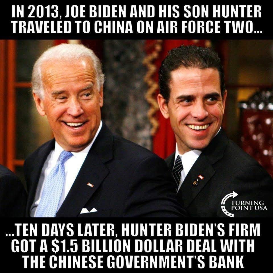 #BoomingEconomy ?
The only people BOOMING are the Bidens..
Grifters, Swindlers and PlausibleDeniability
Where is #HunterBiden ?