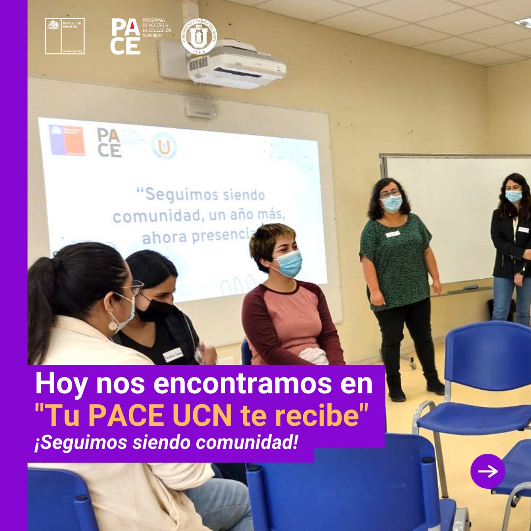 paceucn's tweet image. ¡Hoy recibimos felizmente a nuestros y nuestras estudiantes pertenecientes a PACE UCN Generación 2021! 🥰

A través de la actividad “Tu PACE te recibe” pudimos compartir y dar la bienvenida a este segundo año académico.