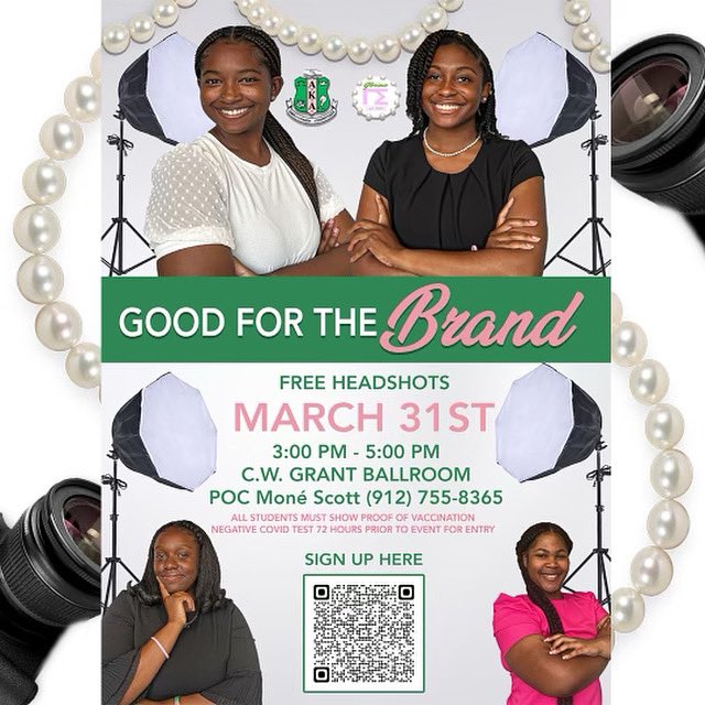 gammasigmaaka's tweet image. Come out to the free “Good For The Brand” headshots tomorrow!💗💚 #skeeweek #albanystateuniversity #aka💕💚  #ASUtwitter