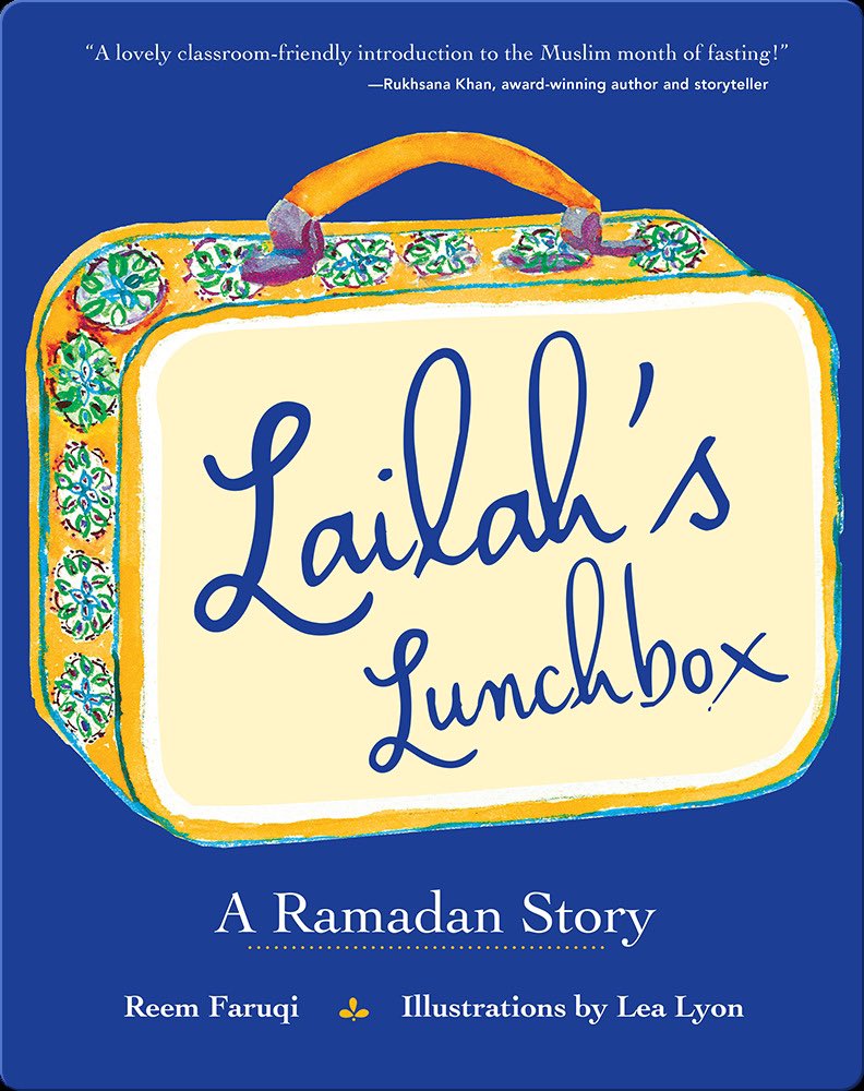 domenus1st's tweet photo. Teachers, Ramadan begins this weekend.

If you are looking for a book to read to your class, “Lailah’s Lunchbox” by @ReemFaruqi is our favorite. 

One of my students is fasting for the very first time and was beaming with pride when we discussed Ramadan. Representation matters! https://t.co/T5W6ERjw5k