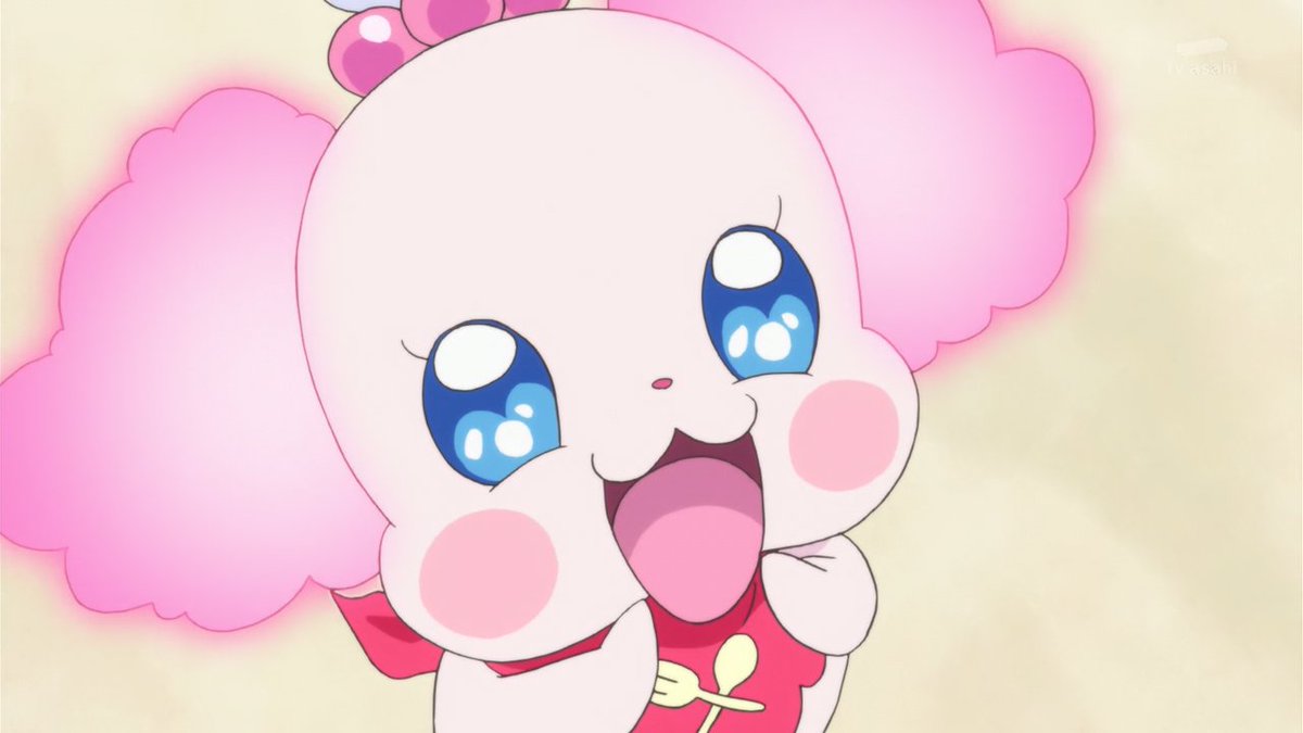 MagicalBoyOtd's tweet photo. The Magical Mascot of the hour is Pekorin from 'Kira Kira Precure A La Mode'! https://t.co/ga1FW9w7BU