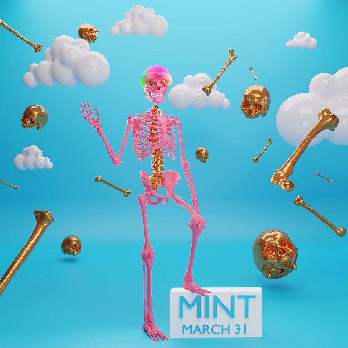MetaSkeletonNFT's tweet photo. Hey Skelly Gang❤️
🦴PRE-SALE: Thursday, March 31, 2022 2:00 pm UTC

#NFTs #NFTdrop https://t.co/dnVHhLUq9u
