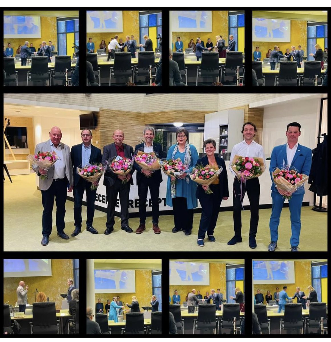 Vanavond de nieuwe BGL fractie geïnstalleerd, waaronder ik ook de komende periode 2022/2026 in de raad zit.