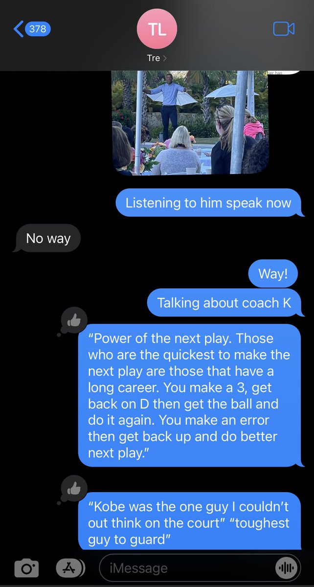 rayluciajr's tweet photo. Thank you @shanebattier for the Coach K lessons! The “Power of the Next Play”mentality resonated so much I had to text it to my 17 yr old son @tr3lucia who is a hooper and big fan!
#LPLSummit https://t.co/9AsOwWMkQX