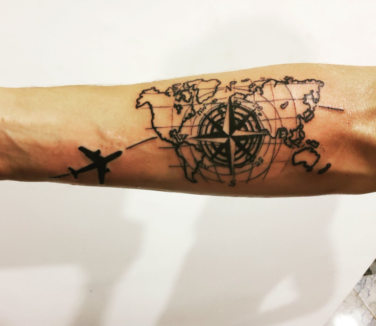 Fresh tattoo for Zhenya #goa #india #tattoo