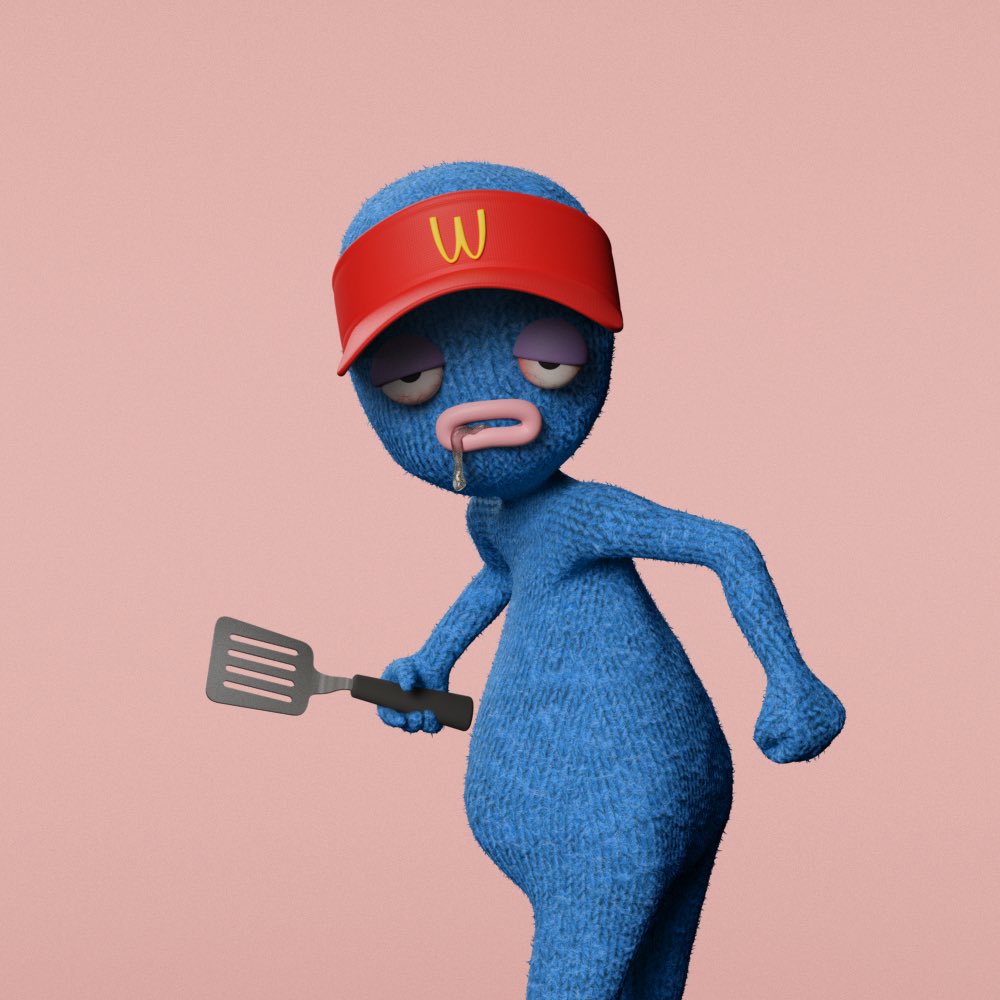 WillRobSix's tweet photo. 🤤I’m Lovin it @0xClaylings

Just scooped up Clayling #2068‼️
💙Blue Wool body
🍟Lovin it Hat
😑Very Sleepy eyes
🤤Drooling mouth
🍔Spatula accessory 

Lovin my Golden Arch Clay Fam🤗
Clayling #1260
Clayling #2069
Clayling #1214
-2nd Pic👆🏽

I now hold 3️⃣7️⃣💎🤲🏼 https://t.co/8scVzWU6EP