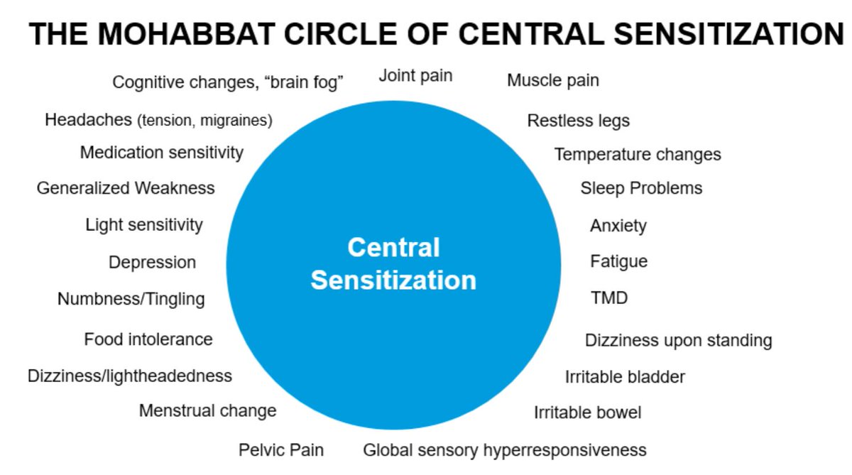 MeltiadyIssa's tweet photo. Today's excellent #MayoMGR on #CentralSensitization by Dr. Arya Mohabbat:
"Central Sensitization and the ASSIST modules"
@MayoClinicGIM @KarthikGhoshMD @Dr_Vijay_Shah
#Fibromyalgia #CFS #IBS #postCOVID #ChronicPain #COPCs #MedTwitter https://t.co/yHBdnTmizs