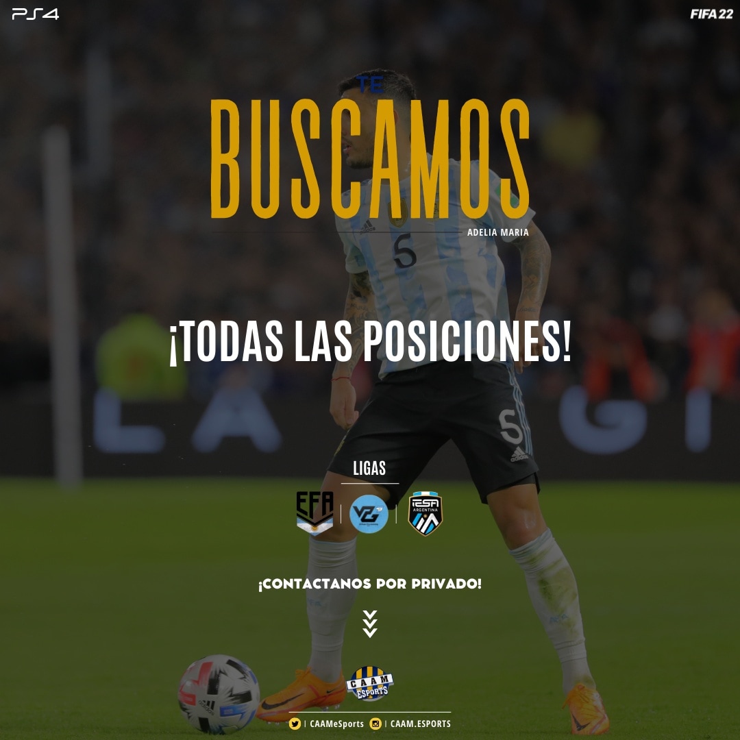 caamesports2's tweet image. 🔍 ¡Te buscamos!

📌 Buscamos todas las divisiones para la próxima temporada de IESA, VPG y EFA.

Contáctanos al privado🤝