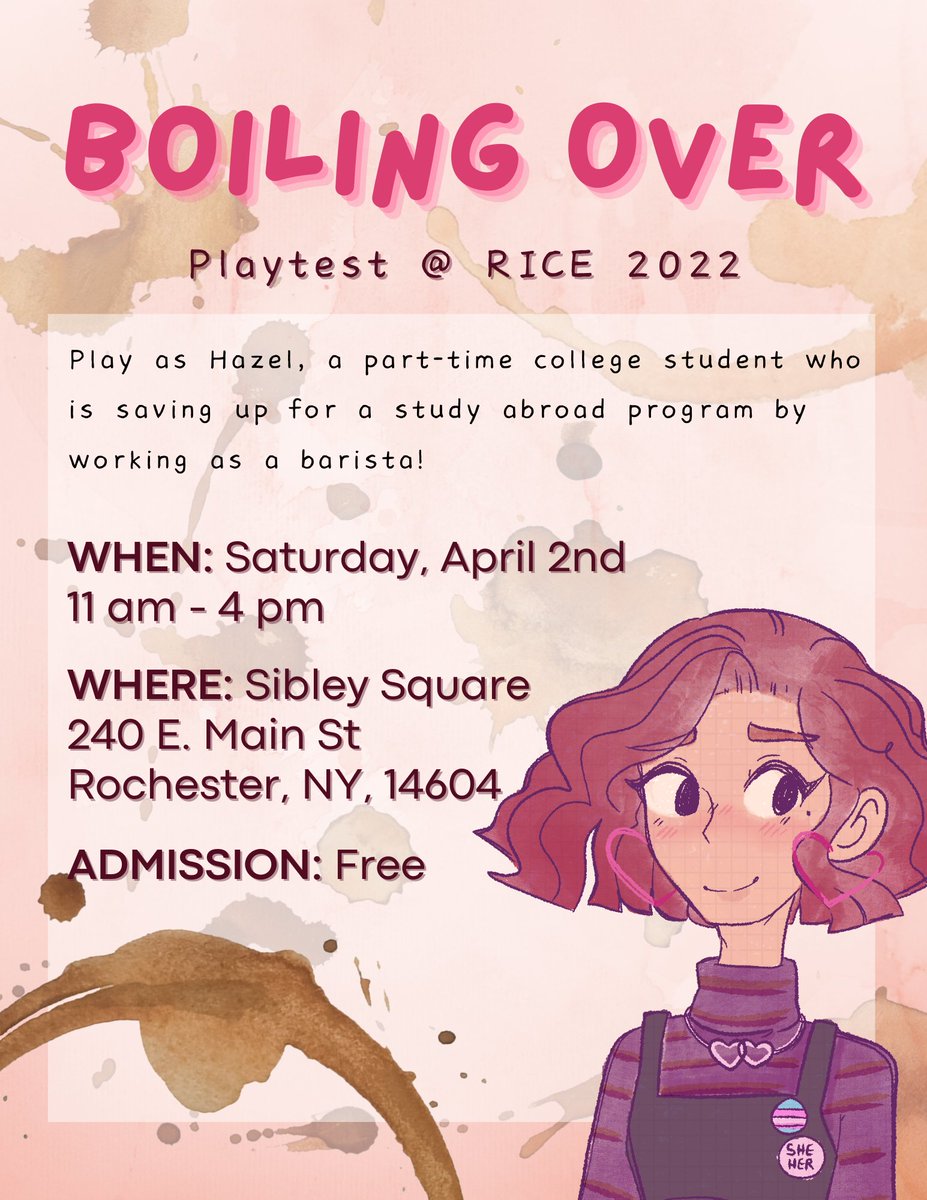BunchPlush's tweet photo. If you're free this weekend come see us at RICE this Saturday 11 - 4 at Sibley Square! 

#indiegame https://t.co/CnjgiunW2j