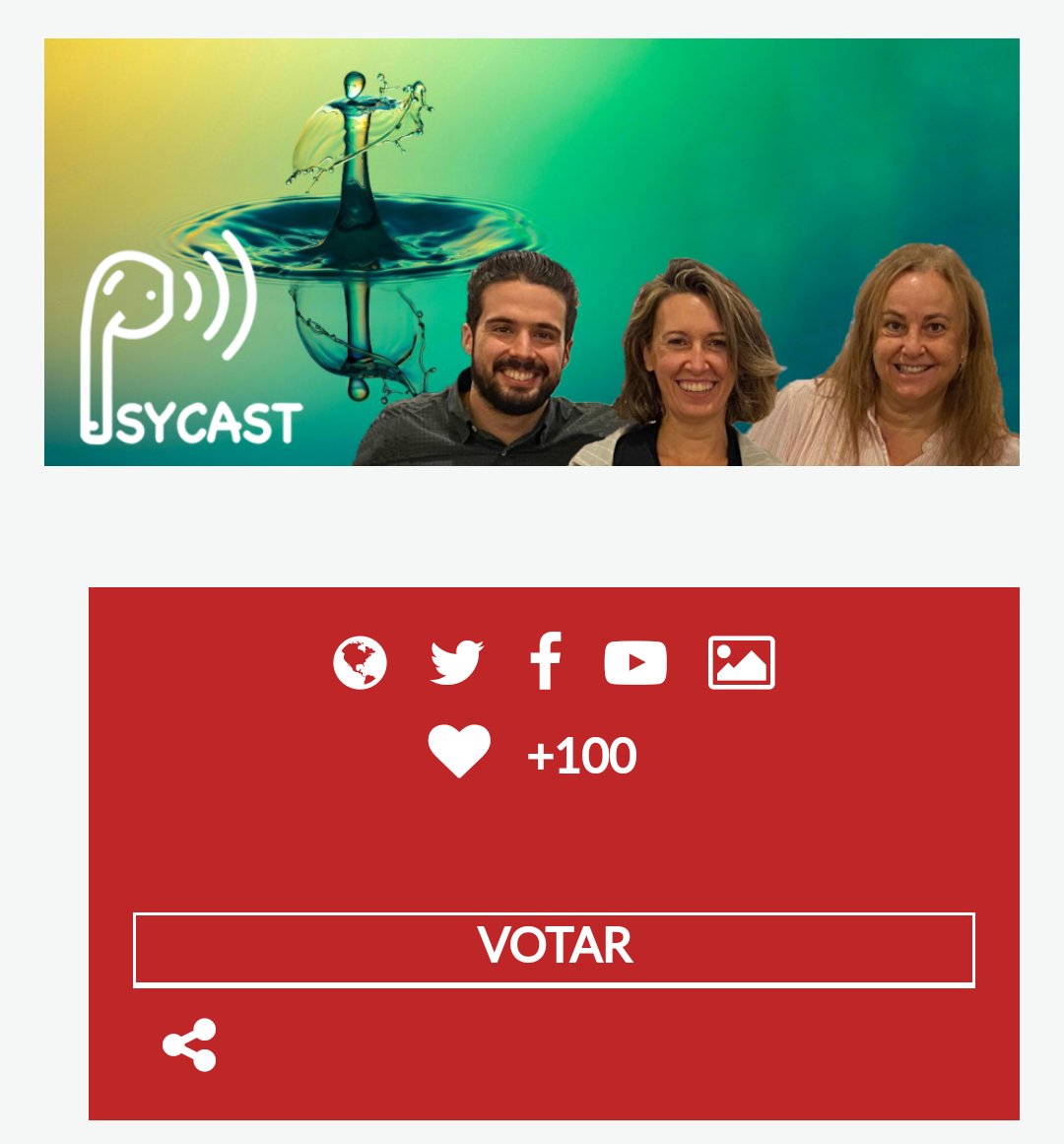 Nos presentamos a los Premios de Internet ¿Nos ayudáis a conseguir votos? diadeinternet.org/ficha/?id=2876…