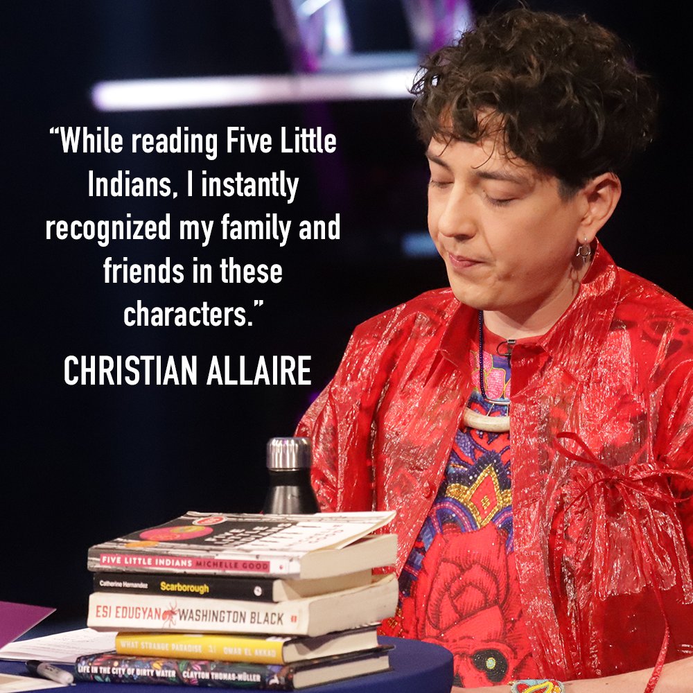 cbcbooks's tweet photo. #CanadaReads: @chrisjallaire on Five Little Indians by @Creeborn https://t.co/Nz07gvIT2k