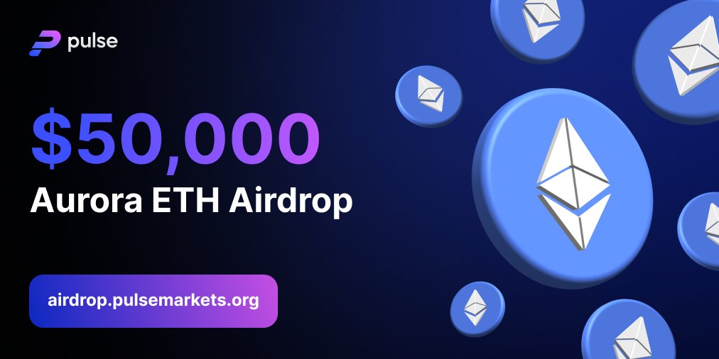 1/ Airdrop is now live ! ✈️🎁

$PULSE x @NearPad IDO participants can now claim an $ETH airdrop on Aurora !

Learn more 🧵👇