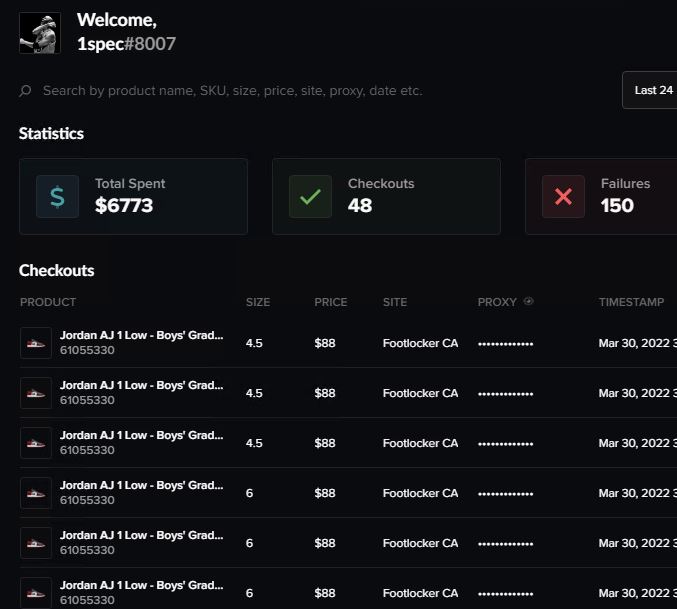 1Spec (@_1spec) on Twitter photo ππΎ
<a href="/Noble_AIO/">Noble AIO</a>
@proxydrop_com
<a href="/308Solutions/">308 Solutions</a>
<a href="/HypeProxiesio/">Hype Proxies</a>
USE CODE 1SPEC25 FOR 25% OFF AT PROXYDROP.COM
USE CODE 1SPEC30 FOR 30% OFF AT 308SOLUTIONS.COM ππΎ
<a href="/Noble_AIO/">Noble AIO</a>
@proxydrop_com
<a href="/308Solutions/">308 Solutions</a>
<a href="/HypeProxiesio/">Hype Proxies</a>
USE CODE 1SPEC25 FOR 25% OFF AT PROXYDROP.COM
USE CODE 1SPEC30 FOR 30% OFF AT 308SOLUTIONS.COM