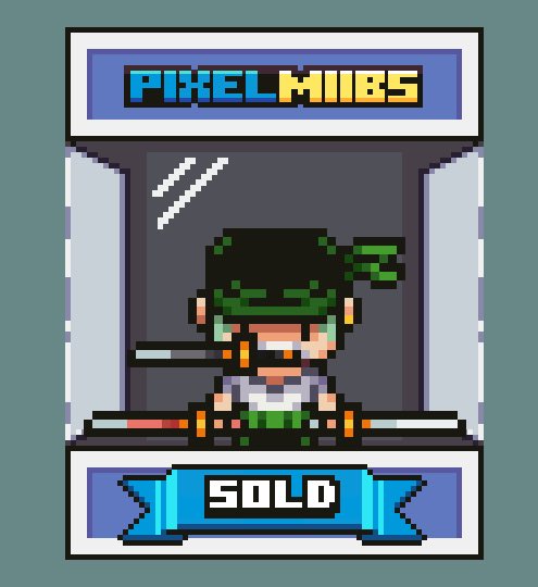 [SOLD] ⭐️ PIXELMIIBS  - #78 ⭐️

What are you waiting for?
Don't miss this opportunity to get yours now.

Check out!! Link in bio

#nft #nftart #nftcollector #nftcommunity #nftartists
#nftcollectibles #nftartgallery #nftartwork #opensea #nftmarketplace