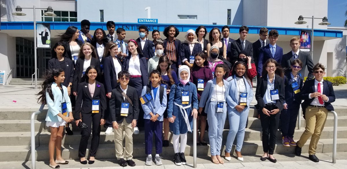 Broward delegation just after judging