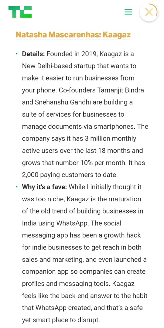 PravegaVC's tweet photo. Even YC possesses a scanner like @KaagazS to scan its Favorites from the Demo Day. Congratulations to the entire Kaagaz team for achieving yet another milestone!
Let's scan and share this! https://t.co/KpIQerRQTE