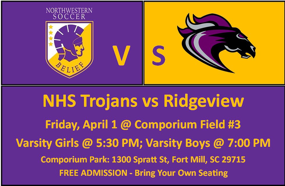 NHSMenSoccer's tweet photo. @NHS_GirlsSoccer @NHSTrojans @RidgeViewSports https://t.co/GY7leKxQL5