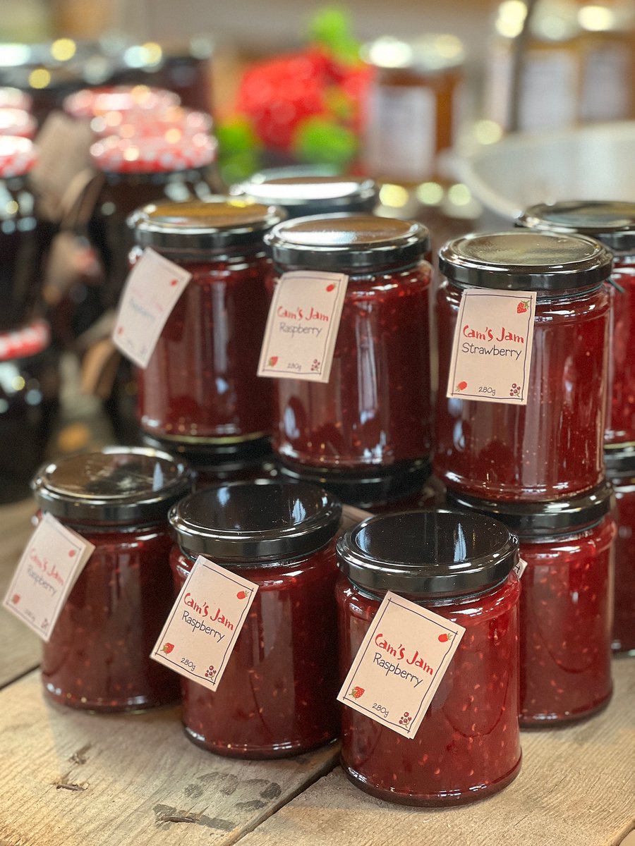 Our jam kitchen has been busy making sure our award winning Cam’s Jam is in stock for you all! 🍓