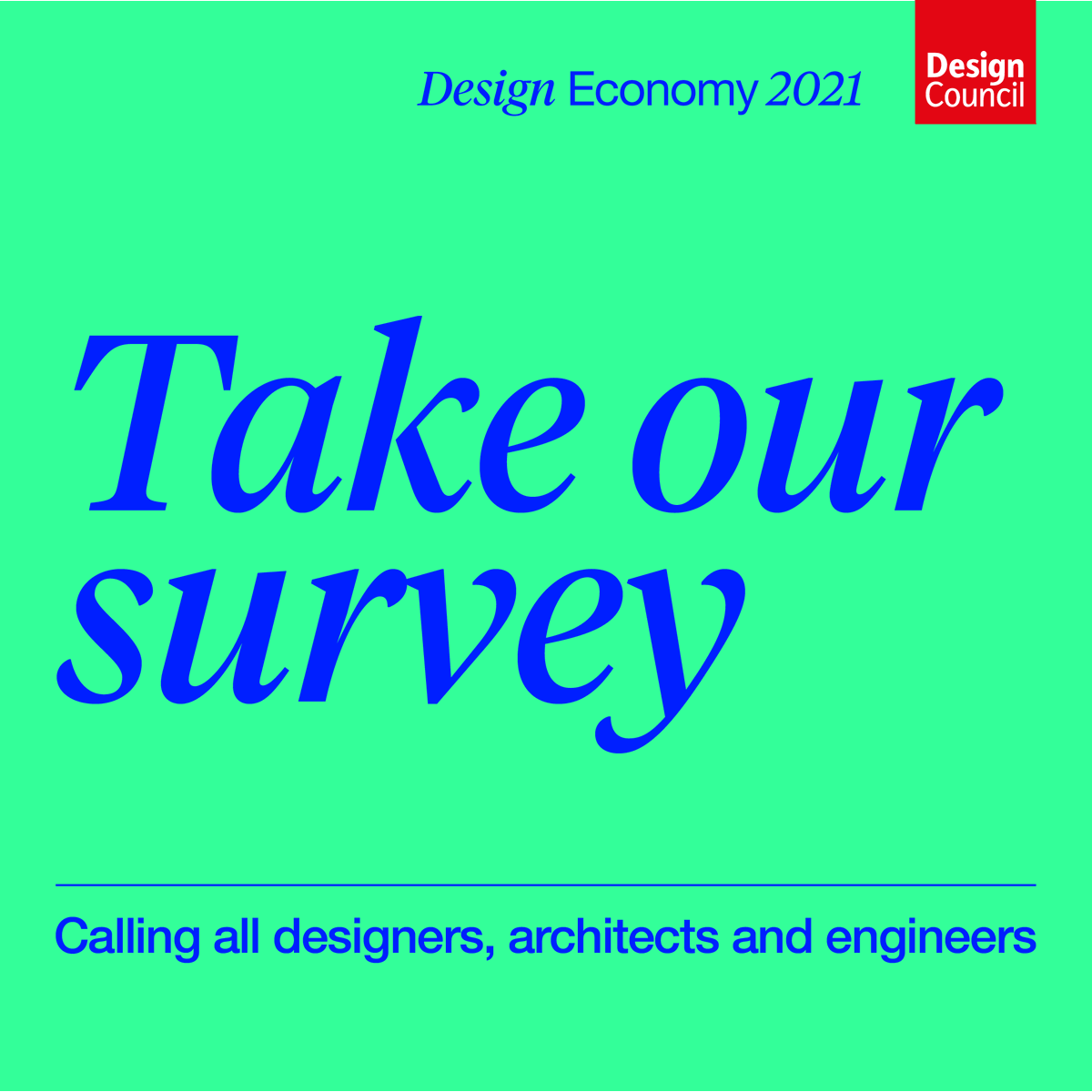 designcouncil's tweet photo. UK designers, architects and engineers - share with us your thoughts on how the design industry can be more representative by filling out our #DesignEconomy21 survey. Let us know who is a designer today, and the type of design you practise https://t.co/cvf9ORFwkx #valueofdesign https://t.co/1FErmCh1Kd