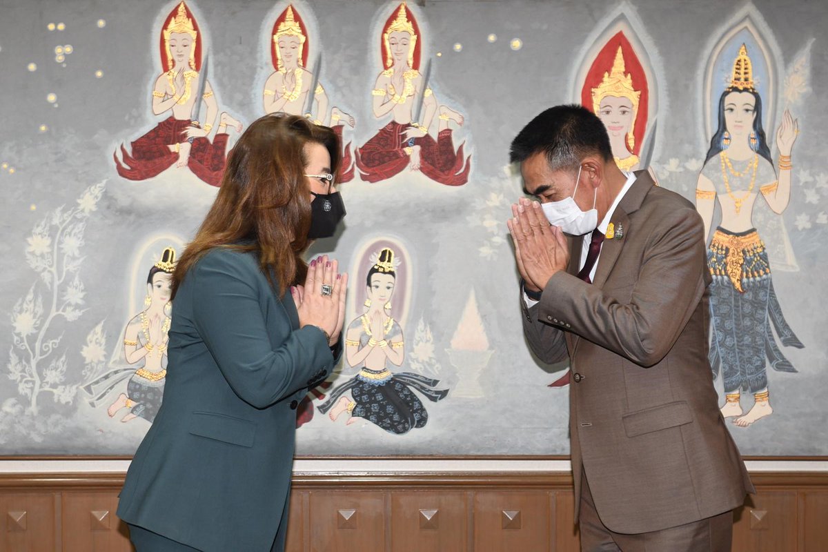 UNODC launches a new Regional Programme for Southeast Asia &amp; the Pacific 2022-2026 with <a href="/GhadaFathiWaly/">Ghada Fathi Waly</a> &amp; key Thai representatives, focusing on transnational organized crime, illicit trafficking &amp; the security of communities in the region.
➡️  bit.ly/3LprytM
<a href="/MFAThai/">กระทรวงการต่างประเทศ | MFA of Thailand</a>