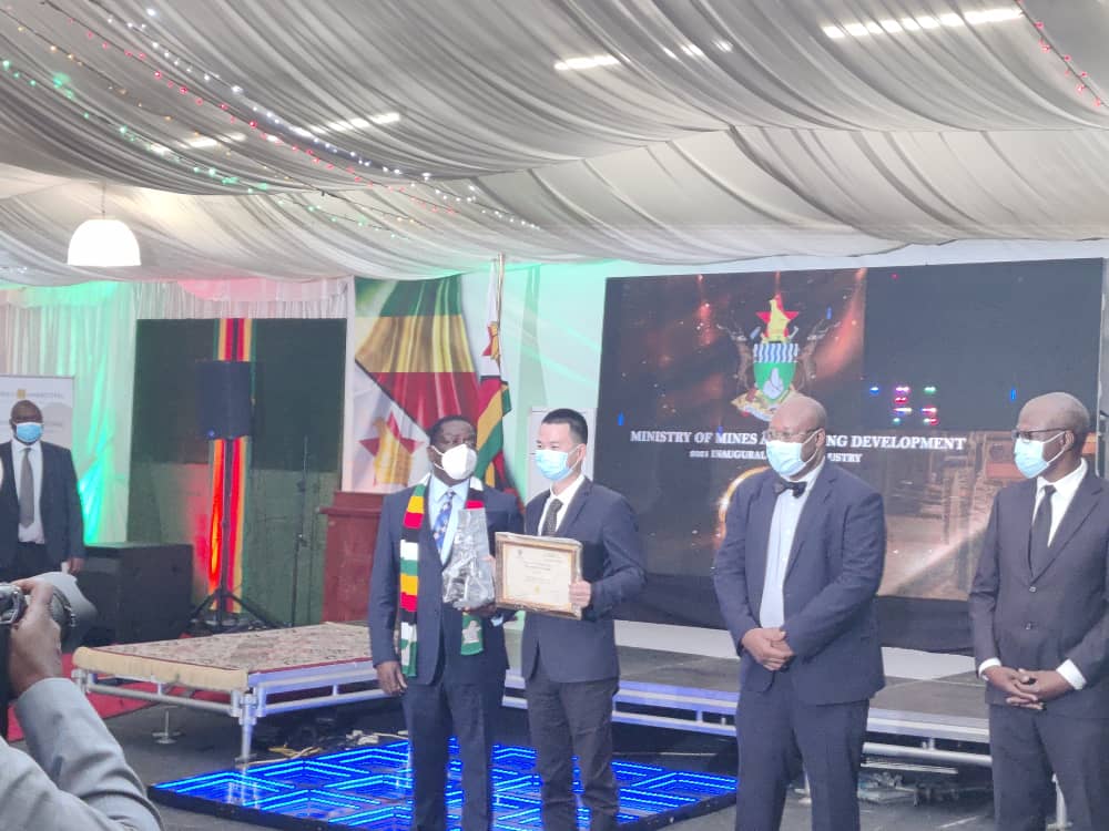 AfrochineZ's tweet photo. HONOURED...
On March 29, we were conferred with two accolades at the inaugural Mining Excellence Awards held at a glitzy event in Harare. #Afrochine is Ferrochrome Producer of the Year, while parent company, Tsingshan, which includes @Disco_Zimbabwe got special Minister's Award. https://t.co/AMqnJVcnpQ