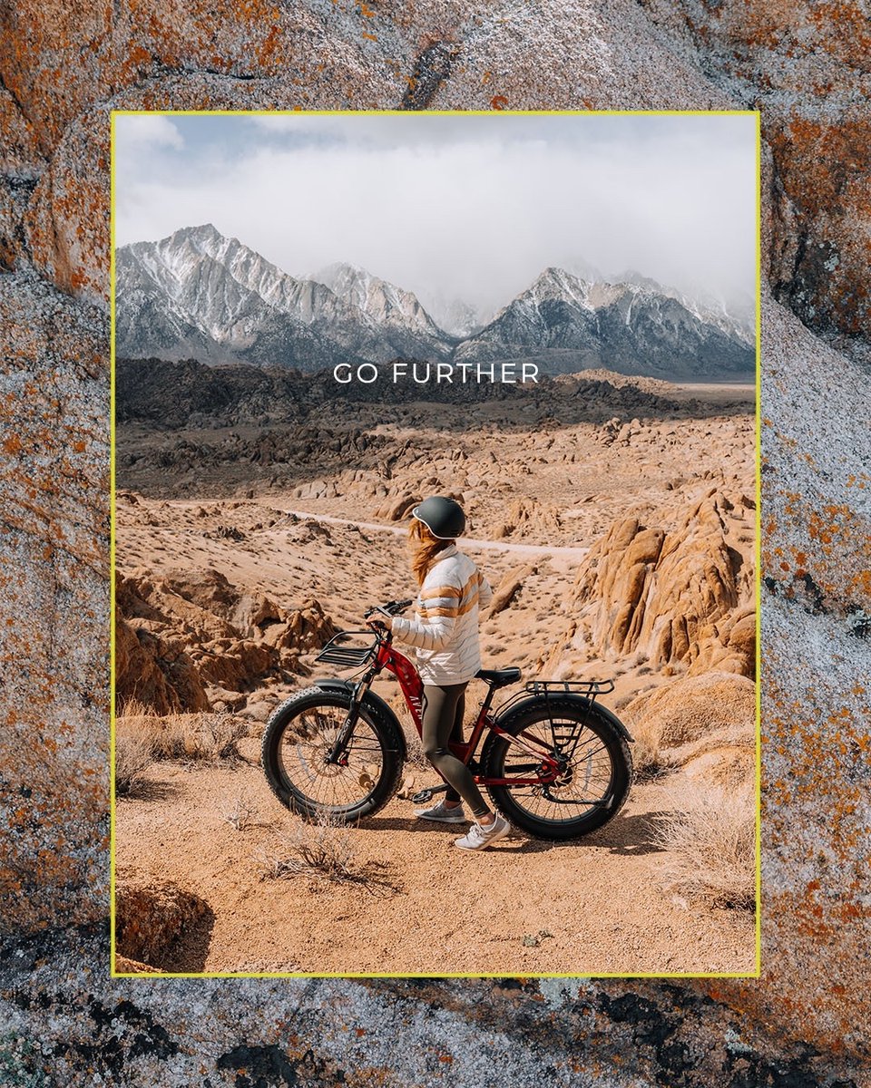 AventonBikes's tweet photo. The snow may be coming to an end, but you don’t have to. Take out an Aventure ebike and travel to the destinations only these two wheels could take you.⁠
.⁠
.⁠
#Aventon #OwnThePower #EBike #ElectricBike #AventureEBike #AventonTeam  #BeyondTheTrails https://t.co/qy7YmEfrO5